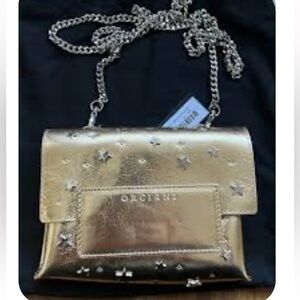 Orciani made Italy Silver Star-Studded Women's Bag